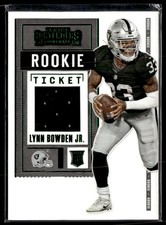 2020 Contenders #RSV-LBJ Lynn Bowden Jr. Rookie Ticket Swatches Variation 3302A