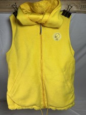 RARE Vintage Warner Bros. Studio Store Tweety Fleece Full Zip Drawstring Vest