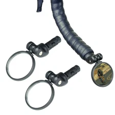 Bike Mirrors,Bike Bar End Mirror, HD Glass Convex Lens Bicycle Rearview Mirro...