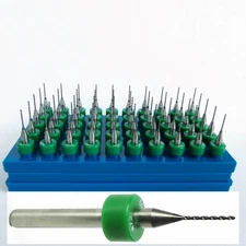 .025" #72 Drill Bits Solid Carbide FIFTY Pieces 1/8" Shanks