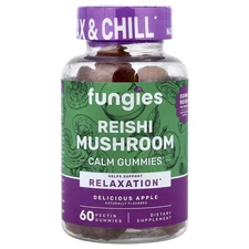 Reishi Mushroom Calm Gummies, Delicious Apple, 60 Pectin Gummies