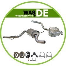 Auspuffanlage SKODA OCTAVIA II auch Kombi 2.0 TDi 136 PS ab. Bj. 2004, Auspuff