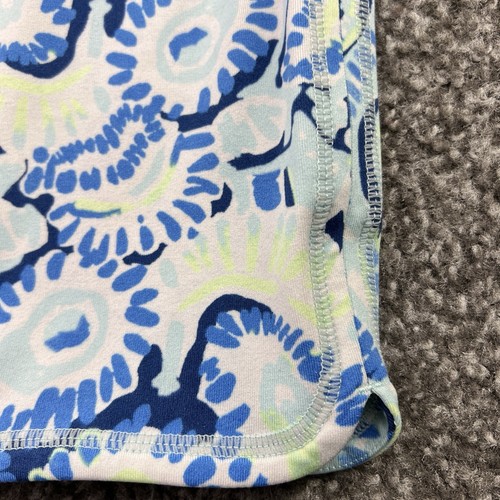 Lilly Pulitzer Leggings Damen mittelblau marine Blumen luxuriöse Hose sportlich - Bild 9 von 19