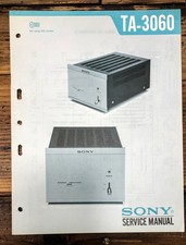 Sony TA-3060 Amplifier Service Manual Original 