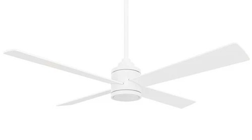 Minka Aire Falco 54" Ceiling Fan - Flat White 4-Blade Remote Control - Picture 1 of 2