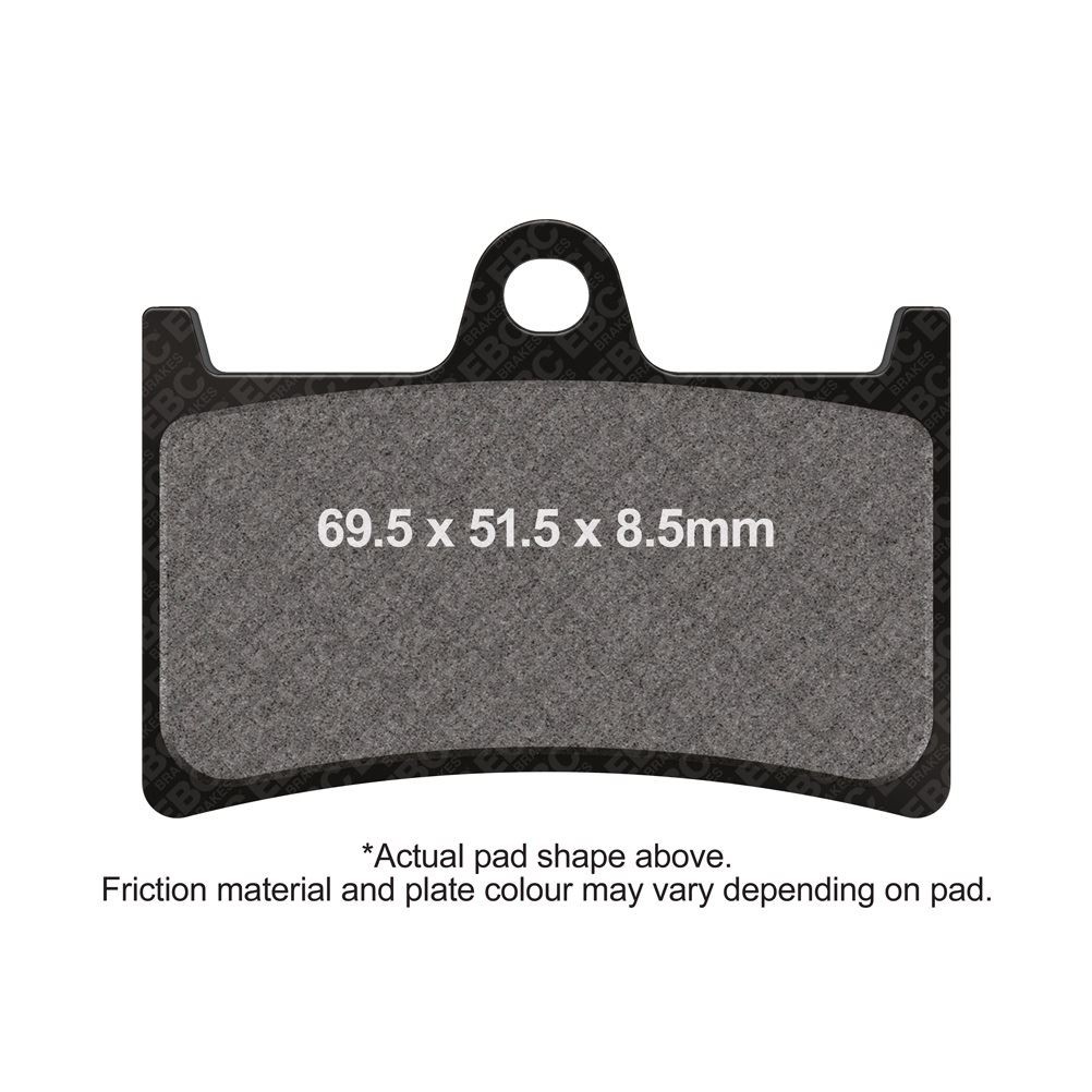 EBC Scooter Series Carbon Pads E391 Front Left for Yamaha XP 500 T-Max 2008-2011