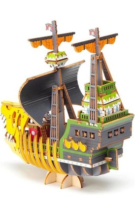 Ki-gu-mi One Piece Eustass Kid Victoria Punk Wooden 3D puzzle kigumi Japan