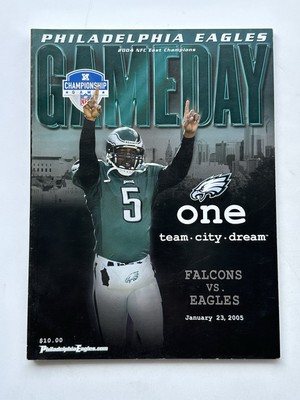 2004 NFC Championship Game Program Philadelphia Eagles vs Falcons