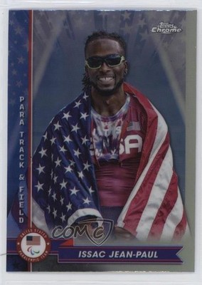 2024 Topps Chrome US Olympic & Paralympic Team and Hopefuls Issac Jean-Paul 1g2u