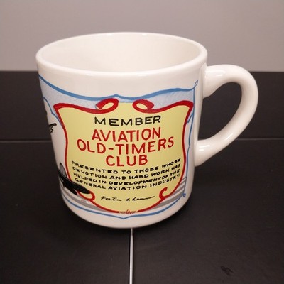 Lane Aviation Old-timers Club 50th Year Mug Columbus OH International Airport