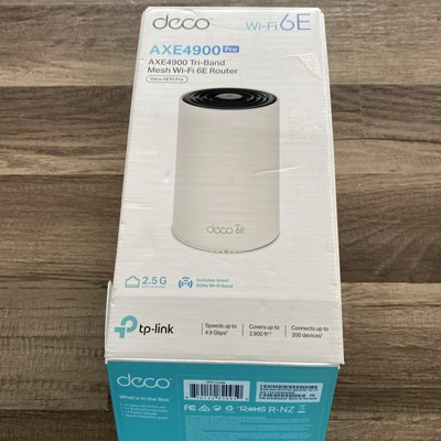 TP-Link Deco AXE4900 Tri-Band WiFi 6E Mesh WiFi Router (Deco XE70 Pro)/o