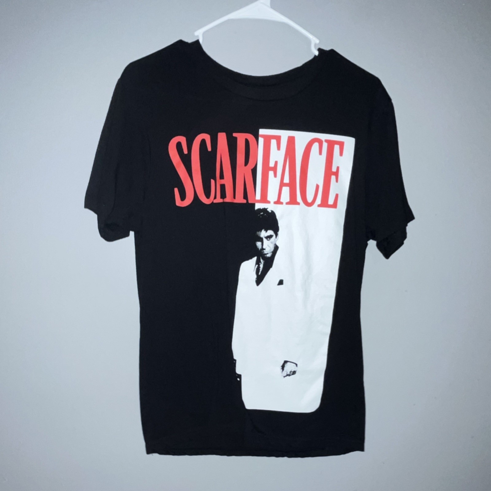 SCARFACE Graphic Men’s Black T-shirt SIZE: M