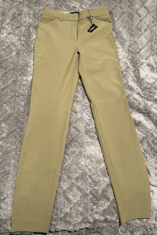 Women Express Skinny High Rise Dress Work Pants 4L NWT