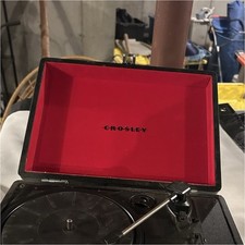 Crosley Portable Record Player Turntable Black Case Vinyl Player