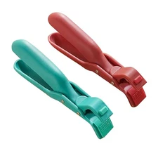 For Kitchen 2 Pack Hot Bowl Gripper Anti-Scalding Tongs Plate Clips Gadget Tool