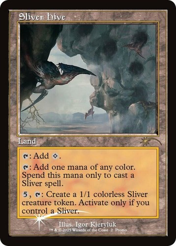 1 x Sliver Hive - Foil - Retro Frame - Secret Lair - NM-Mint - MTG