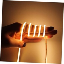 3mm COB Strip Light, DC Warm White 16.4ft Flexible Cuttable Ultra 12V 3000K