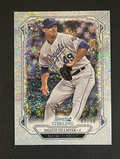 Heath Fillmyer 2019 Bowman Sterling Rookie Sparkle Refractor /99 Royals 