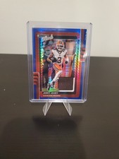 2025 Panini Donruss Optic - Donruss Threads Jerry Jeudy #DTBH-JJY Blue Hyper...