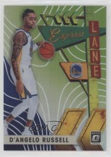 2019 Donruss Optic Express Lane Lime Green Prizm 79/149 D'Angelo Russell #21 nd3