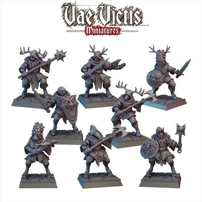Vae Victis 28mm Cultists for Mordheim, D&D, Frostgrave, Miniature Wargaming