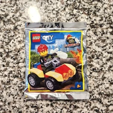 LEGO CITY: Clemmons Fireman with Quad Bike 952009 Playset Block Brick LEGO Play