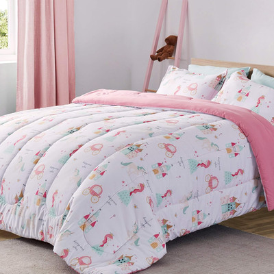 Kids Bedding Twin Comforter Set - Super Soft & Cute Printed 2-Piece Comforter Se