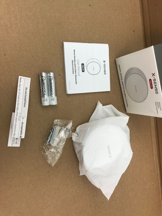 X-Sense Wi-Fi Listener for Smoke & Carbon Monoxide Detectors SBS50 Base Station