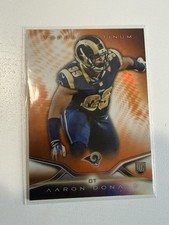 2014 -AARON DONALD- Topps Platinum ORANGE REFRACTOR Rookie Card - RC. rookie card picture