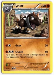 Tyrunt 61/111 Furious Fists Uncommon