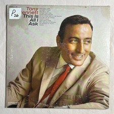TONY BENNETT This Is All I Ask 1963 Vinyl LP Columbia CL 2056 - VG