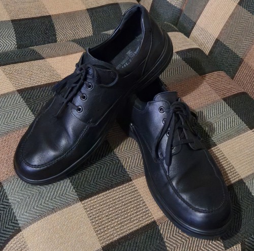 MEPHISTO Men's Douk Hydro-Protect Air-Jet Oxford Casual Shoes Black Sz US 11.5 