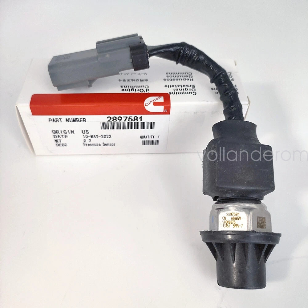 2897581 Fuel Rail Pressure Sensor Fits For 12-18 ISX PACCAR PX-9
