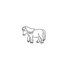 Animal Stamp Pony