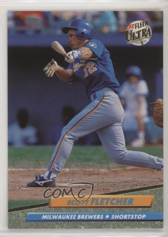 1992 Fleer Ultra Scott Fletcher #381 0w8 | eBay