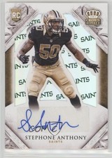 2015 Panini Crown Royale Retail Team Name 1/25 Stephone Anthony #149 Auto 1p5