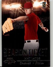 2011 Playoff Contenders Mat Latos #22 Cincinnati Reds