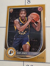 2025-26 Topps Bowman - Kam Jones #239 Gold /50 (RC)
