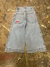 Jnco Destroyer Light Wash Blue Denim Jeans 29W 32L Vintage Y2K Wide Leg Baggy Sk