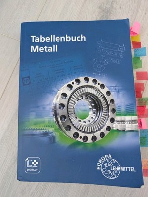 Tabellenbuch Metall : Europa Nr.: 10609 mit Formelsammlung. Europa 49 Auflage