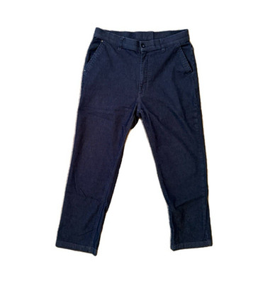 COMME LE VENT HOMME Navy Blue Strech Pants