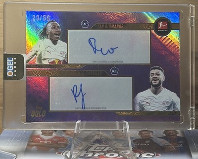 Topps Bundesliga Gold 2025/26 RB Leipzig Yan Diomande Rômulo Dual Auto RC /50