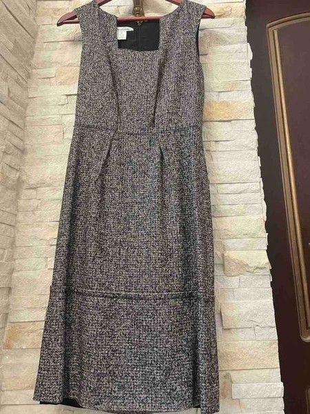 Oscar de la Renta Kleid Schwarz S