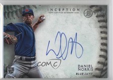 2015 Bowman Inception Rookie Auto Green 85/99 Daniel Norris #RA-DN Auto i5q