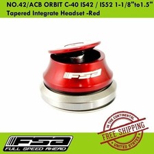 FSA NO.42/ACB ORBIT C-40 IS42 / IS52 1-1/8"to1.5" Tapered Integrate Headset -Red