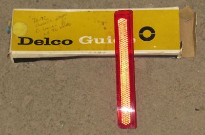NOS 70 71 72 El Camino LH Tail Light Reflex SS LS6 454  5964151