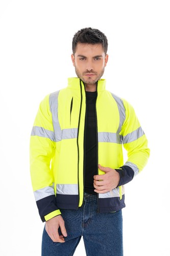 Arbeitsjacke Softshelljacke Warnschutzjacke reflektierend softshell - Bild 21 von 30