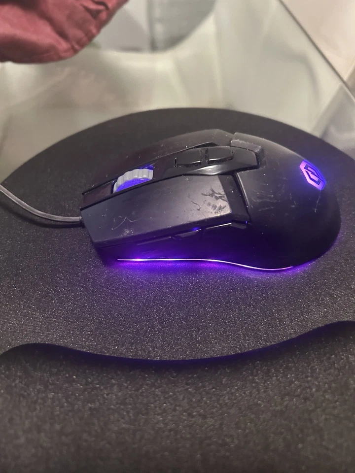CyberPower PC Elite M1-131 Gaming Mouse Wired Optical LED Weighted USB - Image 3 of 4