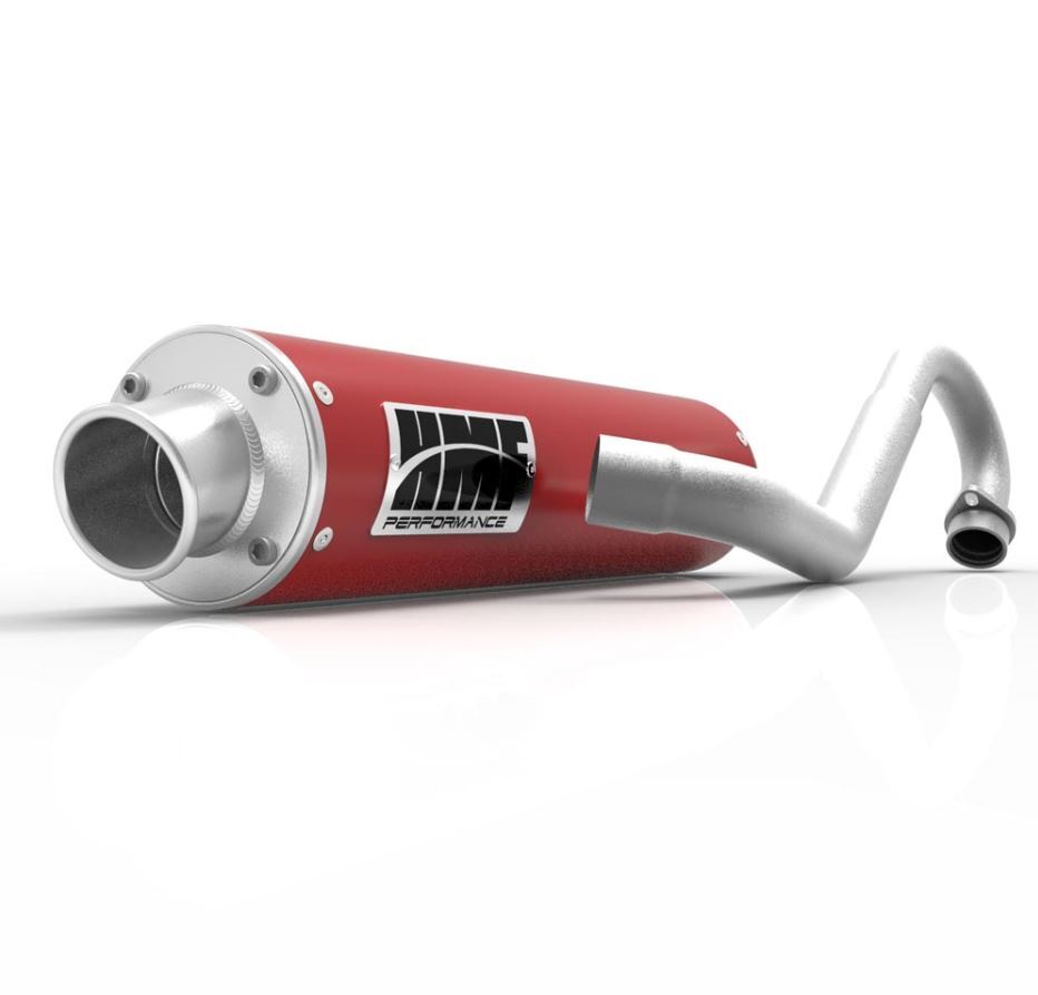 HMF Performance Full System Exhaust Round Candy Red Yamaha YFZ450 2004