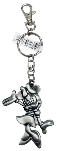Disneyland Paris Minnie Mouse Zinnfarben Charm Schlüsselanhänger Schlüsselring Disney DLP - Bild 6 von 6